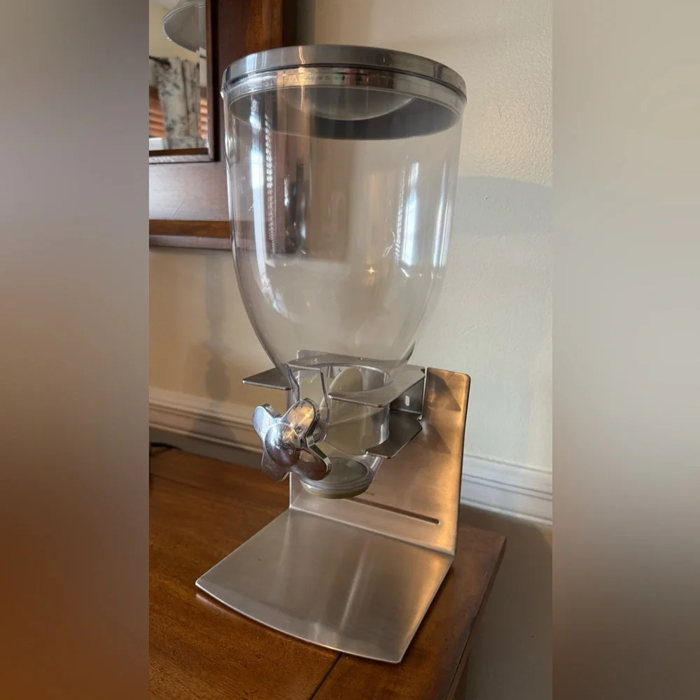 Stainless Steel and Clear Food Dispenser - Picture 3 of 10